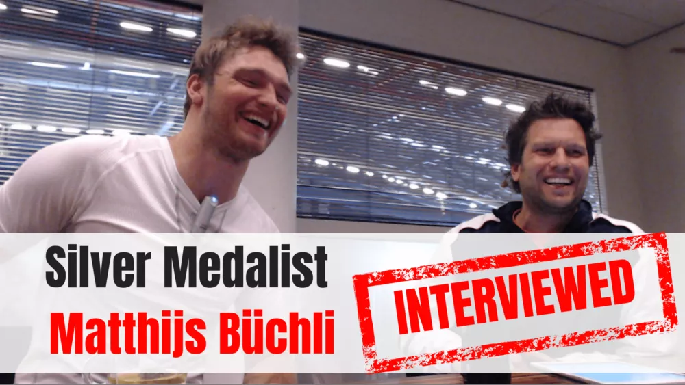 Track Cyclist Matthijs Buechli Silver Medalist Matthijs Buechli